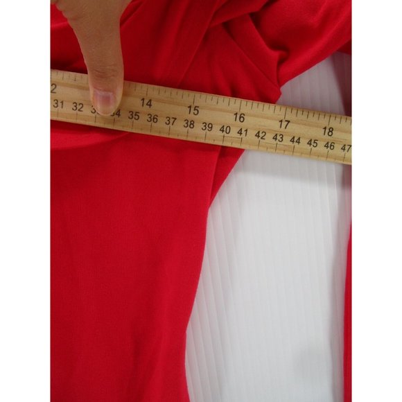 Project Runway Dress Small Shift Pullover Mesh Ruffle Cocktails Party* - Picture 5 of 12